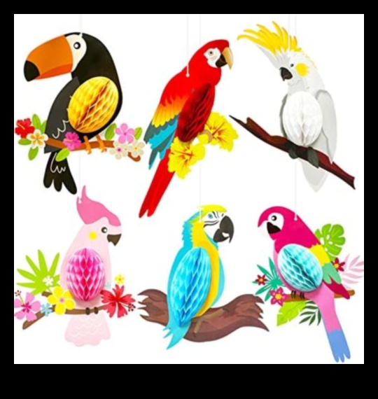 Parrot Party Playhouse: Δημιουργία εορταστικού χώρου για πουλιά